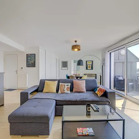 아파트 Le Maginot, T4 De Standing, Terrasse Et Parking 렌